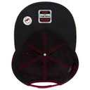 158-1176 Wool Blend Square Flat Visor Pro Style Snapback Caps