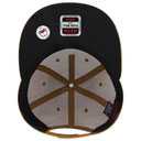158-1176 Wool Blend Square Flat Visor Pro Style Snapback Caps