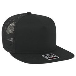 164-1209 Superior Cotton Twill Flat Visor Pro Style Mesh Back Snapback Caps 164-1209 Superior Cotton Twill Flat Visor Pro Style Mesh Back Snapback Caps