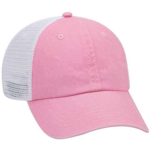 169-1264 Garment Washed Pigment Dyed Superior Cotton Twill Cap with Stretchable Polyester Mesh Back 169-1264 Garment Washed Pigment Dyed Superior Cotton Twill Cap with Stretchable Polyester Mesh Back