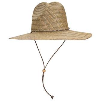 170-1325 OTTO CAP Straw Lifeguard Hat w/Adjustable Cord