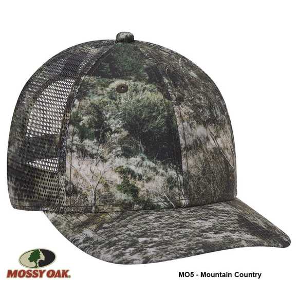 171-1292 Mossy Oak Camouflage Superior Polyester Twill Six Panel Low Profile Mesh Back Cap (MO4 - Shadow Grass Blades) 171-1292 Mossy Oak Camouflage Superior Polyester Twill Six Panel Low Profile Mesh Back Cap (MO4 - Shadow Grass Blades)