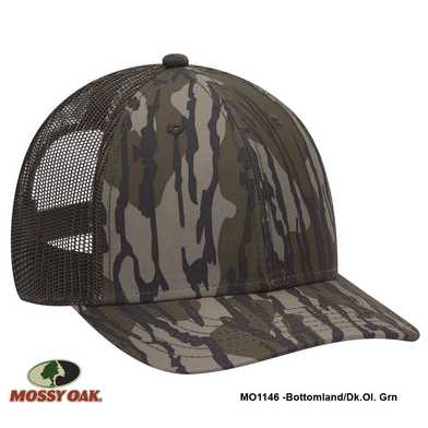 171-1293 OTTO CAP Mossy Oak Camouflage Superior Polyester Twill 6 Panel Low Profile Mesh Back Baseball Cap 171-1293 OTTO CAP Mossy Oak Camouflage Superior Polyester Twill 6 Panel Low Profile Mesh Back Baseball Cap