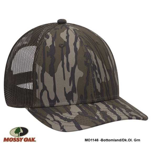 171-1293 OTTO CAP Mossy Oak Camouflage Superior Polyester Twill 6 Panel Low Profile Mesh Back Baseball Cap 171-1293 OTTO CAP Mossy Oak Camouflage Superior Polyester Twill 6 Panel Low Profile Mesh Back Baseball Cap