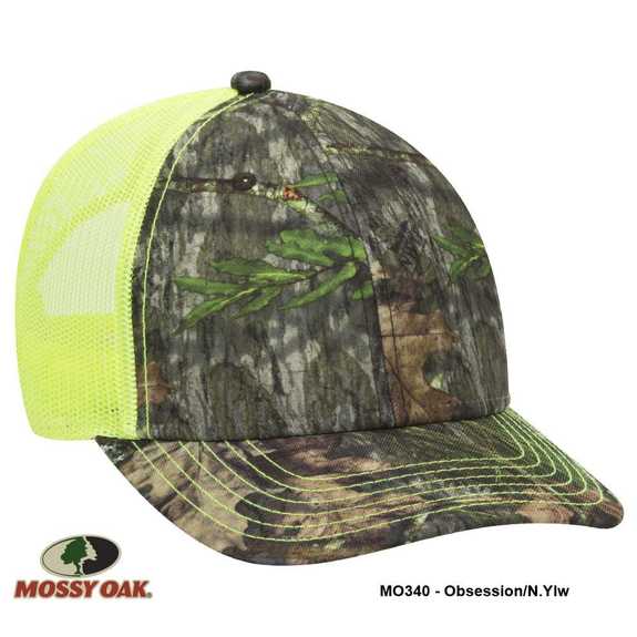 171-1293 OTTO CAP Mossy Oak Camouflage Superior Polyester Twill 6 Panel Low Profile Mesh Back Baseball Cap 171-1293 OTTO CAP Mossy Oak Camouflage Superior Polyester Twill 6 Panel Low Profile Mesh Back Baseball Cap