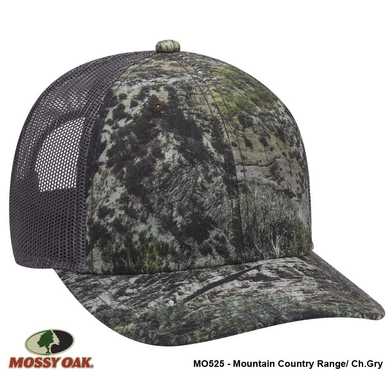 171-1293 OTTO CAP Mossy Oak Camouflage Superior Polyester Twill 6 Panel Low Profile Mesh Back Baseball Cap 171-1293 OTTO CAP Mossy Oak Camouflage Superior Polyester Twill 6 Panel Low Profile Mesh Back Baseball Cap