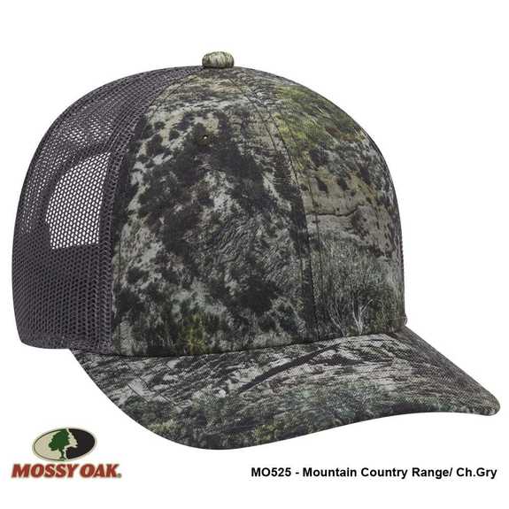 171-1293 OTTO CAP Mossy Oak Camouflage Superior Polyester Twill 6 Panel Low Profile Mesh Back Baseball Cap 171-1293 OTTO CAP Mossy Oak Camouflage Superior Polyester Twill 6 Panel Low Profile Mesh Back Baseball Cap