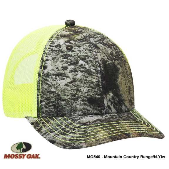 171-1293 OTTO CAP Mossy Oak Camouflage Superior Polyester Twill 6 Panel Low Profile Mesh Back Baseball Cap 171-1293 OTTO CAP Mossy Oak Camouflage Superior Polyester Twill 6 Panel Low Profile Mesh Back Baseball Cap