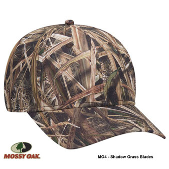 171-1295 Mossy Oak Camouflage Superior Polyester Twill Six Panel Low Profile Cap (MO5 - Mountain Country )