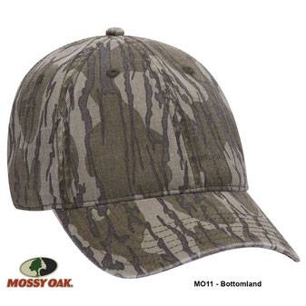 171-1296 Mossy Oak Camouflage Garment Washed Superior Cotton Twill Six Panel Low Profile Cap (MO5 - Mountain Country)