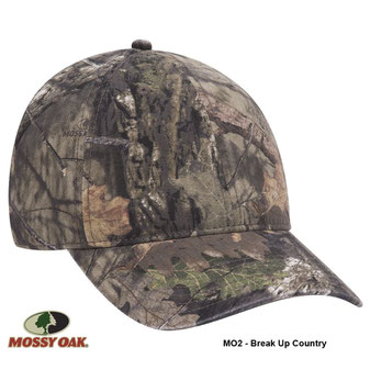 171-1296 Mossy Oak Camouflage Garment Washed Superior Cotton Twill Six Panel Low Profile Cap (MO5 - Mountain Country)