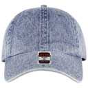 18-1249 Denim Low Profile Snow Washed Cap