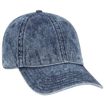 18-1249 Denim Low Profile Snow Washed Cap