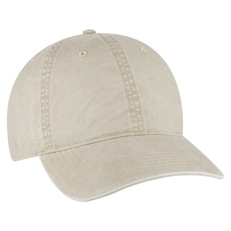 Ottocap Low Profile 6-Panel Cotton Twill Cap - Unstructured, Garment Washed, Pigment Dyed (Yellow) - View #5
