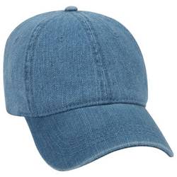 18-204 Washed Pigment Dyed Denim Low Profile Pro Style Cap 18-204 Washed Pigment Dyed Denim Low Profile Pro Style Cap