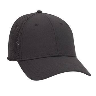 19-1275 UPF 50+ Cool Comfort Performance Stretchable Knit Perforated Back Six Panel Low Profile Cap