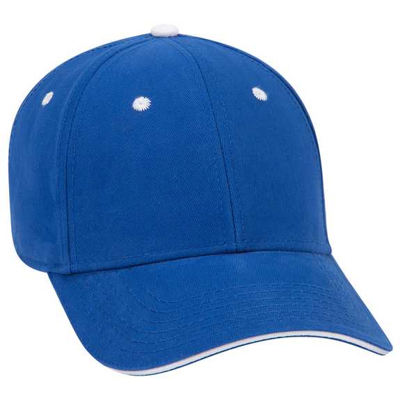 23-370 Superior Brushed Cotton Twill Sandwich Visor Low Profile Pro Style Caps 23-370 Superior Brushed Cotton Twill Sandwich Visor Low Profile Pro Style Caps