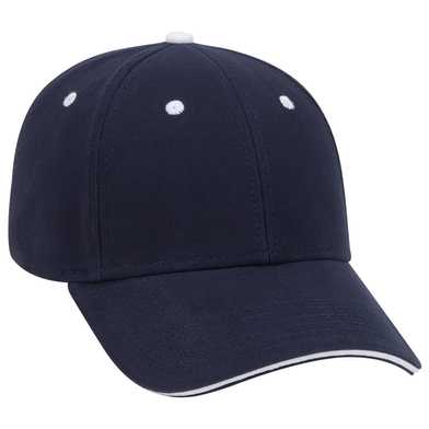 23-370 Superior Brushed Cotton Twill Sandwich Visor Low Profile Pro Style Caps 23-370 Superior Brushed Cotton Twill Sandwich Visor Low Profile Pro Style Caps