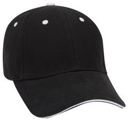 23-484 Brushed Cotton Canvas Sandwich Visor Low Profile Pro Style Caps 23-484 Brushed Cotton Canvas Sandwich Visor Low Profile Pro Style Caps