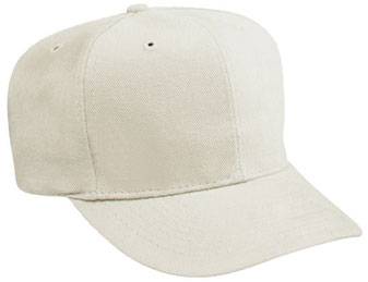 27-007 Brushed Bull Denim Pro Style Caps
