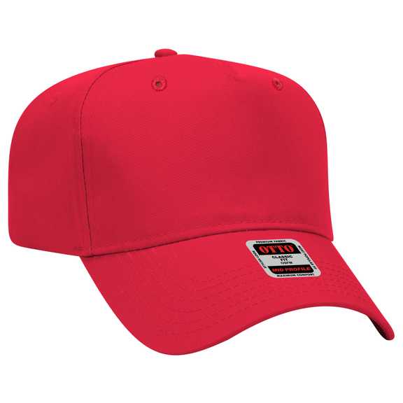 31-069 OTTO CAP 5 Panel Mid Profile Baseball Cap 31-069 OTTO CAP 5 Panel Mid Profile Baseball Cap