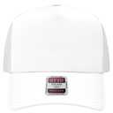 32-285 OTTO CAP 5 Panel Mid Profile Mesh Back Trucker Hat