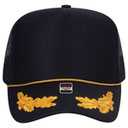 39-165 Polyester Foam Front High Crown Golf Style Mesh Back Caps