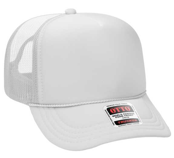 39-165 Polyester Foam Front High Crown Golf Style Mesh Back Caps 39-165 Polyester Foam Front High Crown Golf Style Mesh Back Caps