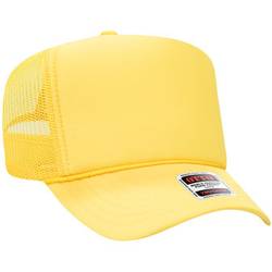 39-165 Polyester Foam Front High Crown Golf Style Mesh Back Caps 39-165 Polyester Foam Front High Crown Golf Style Mesh Back Caps