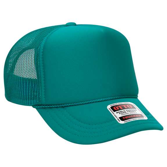 39-165 Polyester Foam Front High Crown Golf Style Mesh Back Caps 39-165 Polyester Foam Front High Crown Golf Style Mesh Back Caps