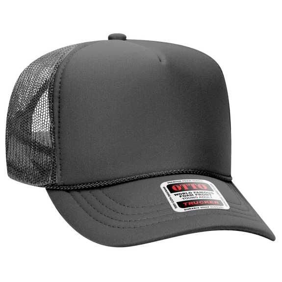 39-165 Polyester Foam Front High Crown Golf Style Mesh Back Caps 39-165 Polyester Foam Front High Crown Golf Style Mesh Back Caps
