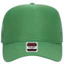39-165 Polyester Foam Front High Crown Golf Style Mesh Back Caps