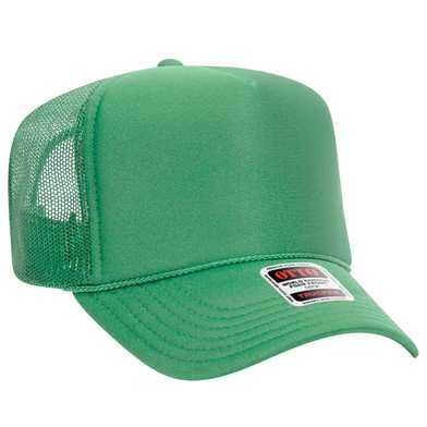 39-165 Polyester Foam Front High Crown Golf Style Mesh Back Caps 39-165 Polyester Foam Front High Crown Golf Style Mesh Back Caps