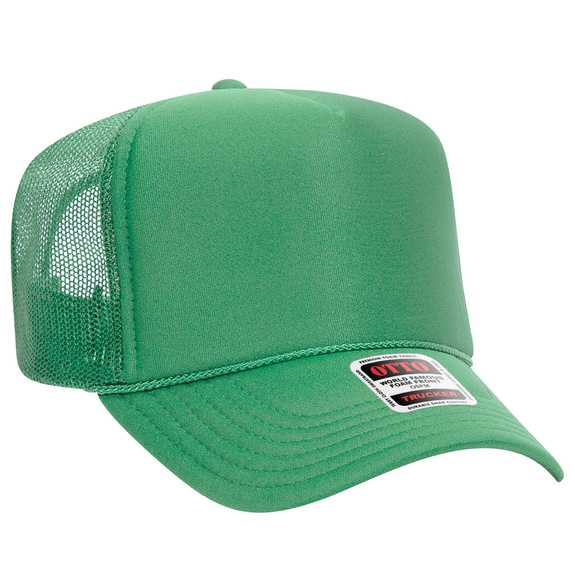 39-165 Polyester Foam Front High Crown Golf Style Mesh Back Caps 39-165 Polyester Foam Front High Crown Golf Style Mesh Back Caps