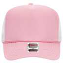 39-165 Polyester Foam Front High Crown Golf Style Mesh Back Caps