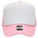 39-165 Polyester Foam Front High Crown Golf Style Mesh Back Caps