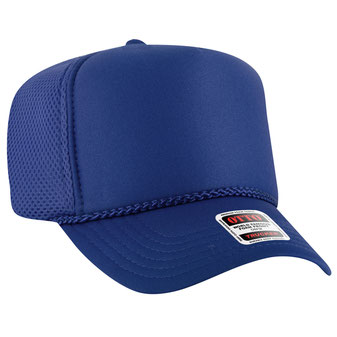 39-166 OTTO CAP 5 Panel High Crown Air Mesh Back Trucker Hat