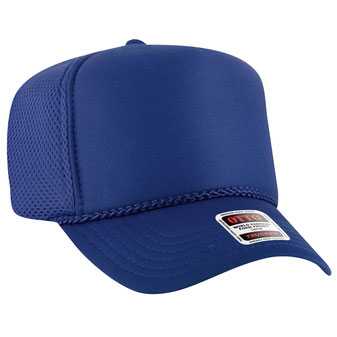 39-166 OTTO CAP 5 Panel High Crown Air Mesh Back Trucker Hat