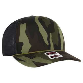39-167 OTTO CAP "OTTO COMFY FIT" 5 Panel High Crown Mesh Back Trucker Hat