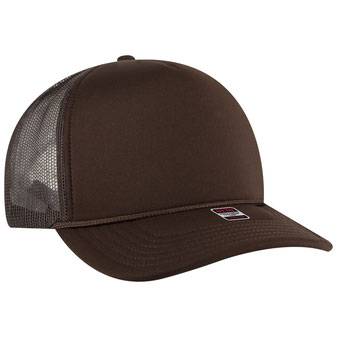 3931-1 OTTO CAP® 5 Panel High Crown Mesh Back Trucker Hat