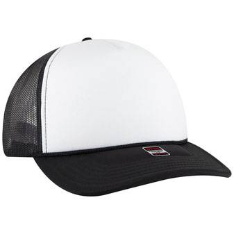 3931-1 OTTO CAP® 5 Panel High Crown Mesh Back Trucker Hat