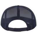 3932-1 OTTO CAP 5 Panel High Crown Polyester Foam Front Mesh Back Trucker Hat
