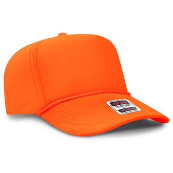 394-1 OTTO CAP 5 Panel High Crown Full Foam Cap
