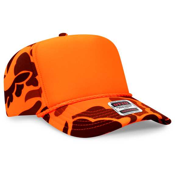 394-1 OTTO CAP 5 Panel High Crown Full Foam Cap 394-1 OTTO CAP 5 Panel High Crown Full Foam Cap