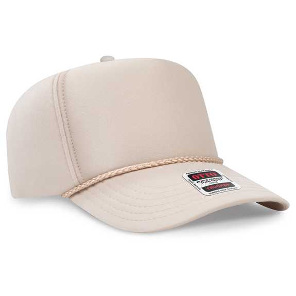 394-1 OTTO CAP 5 Panel High Crown Full Foam Cap 394-1 OTTO CAP 5 Panel High Crown Full Foam Cap