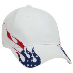 58-755 United States Flag Flame Pattern Brushed Cotton Twill 58-755 United States Flag Flame Pattern Brushed Cotton Twill