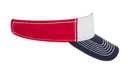 60-1196 Superior Garment Washed Cotton Twill with Heavy Contrast Stitching Sun Visor