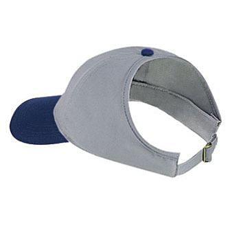 OTTO Brushed Cotton Blend Twill Ponytail Hat - Unstructured, Low-Profile, Adjustable Strap (Multiple Colors) - View #4