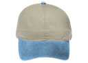 69-382 Washed Pigment Dyed Cotton Twill Ponytail Low Profile Pro Style Caps