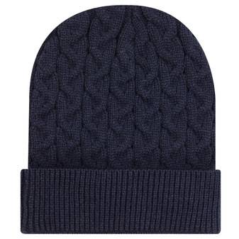 82-1 OTTO CAP 12" Cable Knit Beanie w/ Rib Knit Cuff